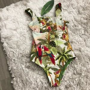 Farm Rio swimming suit new XS